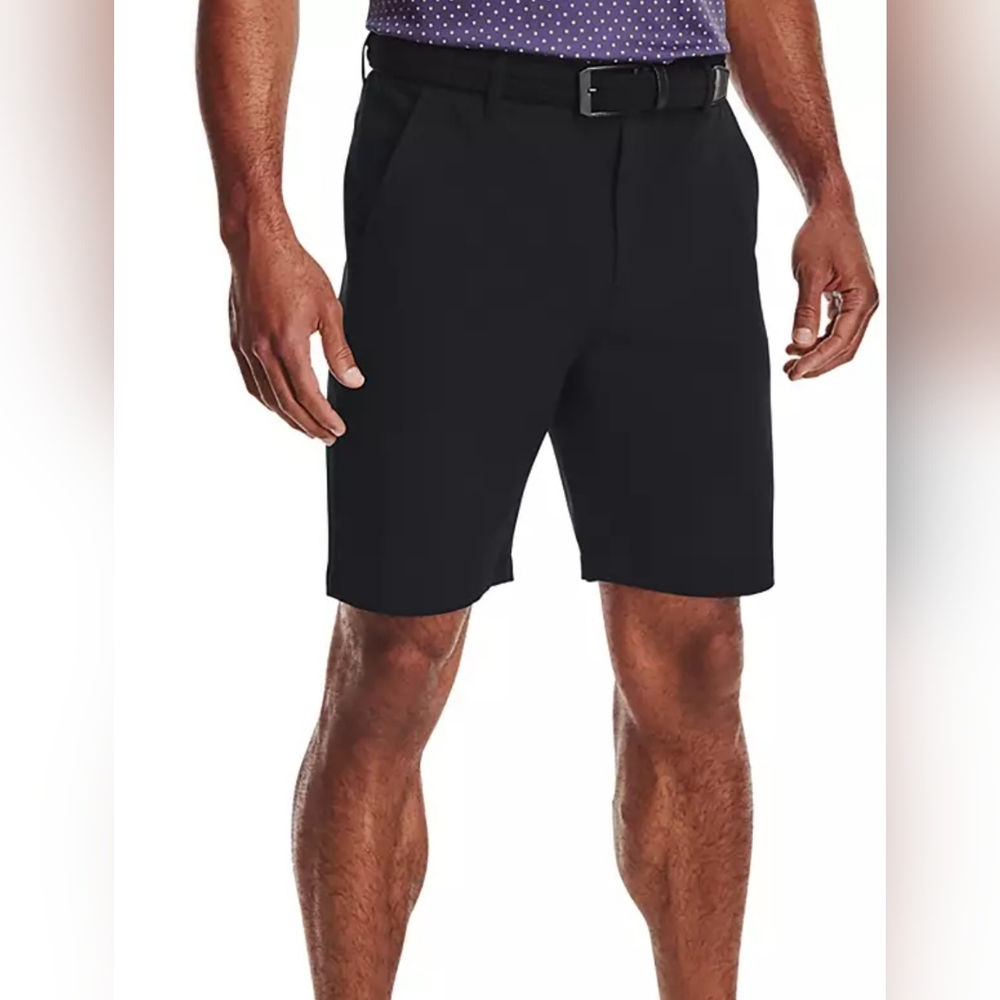 NWT Under Armour Tech Shorts Black Mens W30 1350071